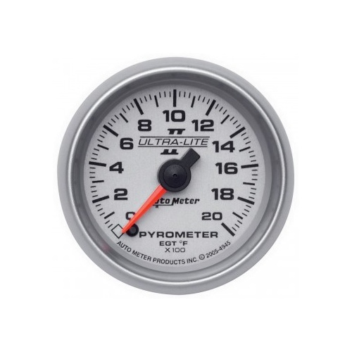 AUTOMETER GAUGE 2-1/16" PYROMETER,0-2000F,STEPPER MOTOR,ULTRA-LITE II # 4945