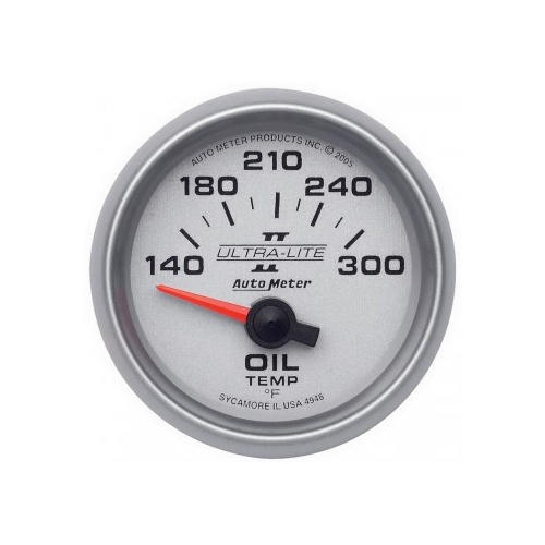 AUTOMETER GAUGE 2-1/16" OIL TEMPERATURE,140-300F,AIR-CORE,ULTRA-LITE II # 4948