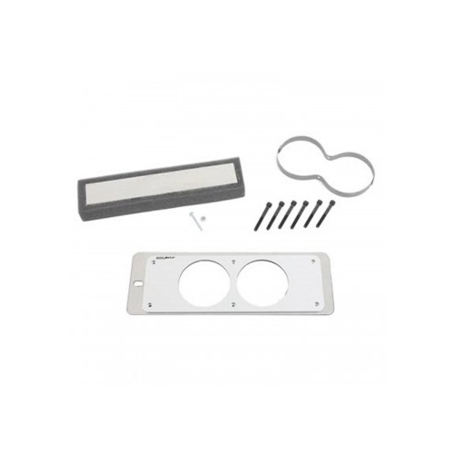 AUTOMETER GAUGE CAGE, DUAL, 2-5/8" FOR SILVER, MUSTANG 87-93 FOX-#50105