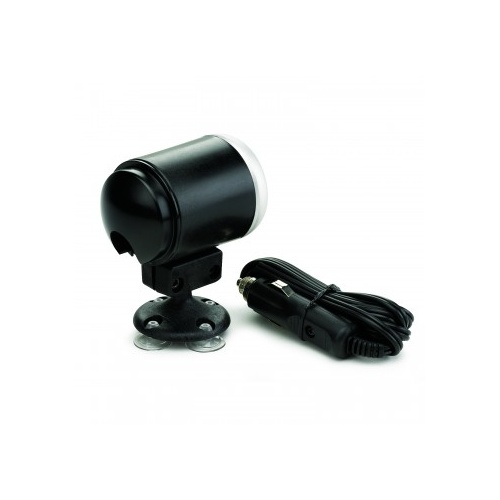 AUTOMETER SINGLE, 2-1/16" BLACK, SUCTION TYPE# 5231