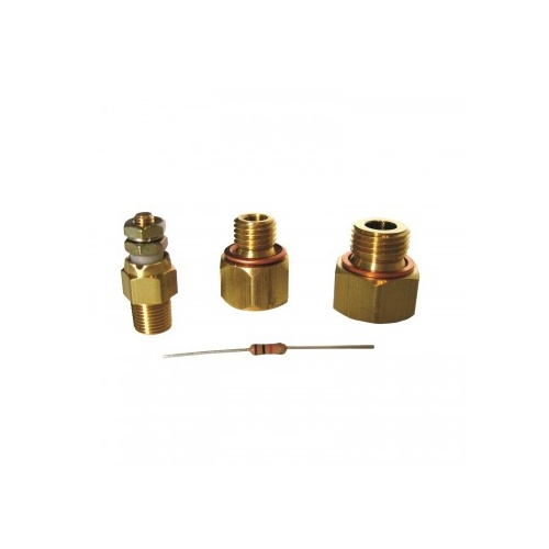AUTOMETER GAUGE INSTALL KIT FOR LS ENGINES,+ FITTINGS,SHORT TEMP SENSOR,MANUAL