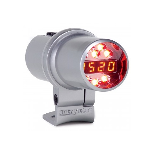 AUTOMETER DPSS SHIFT-LIGHT, 0-16,000 RPM, SILVER, LEVEL 2