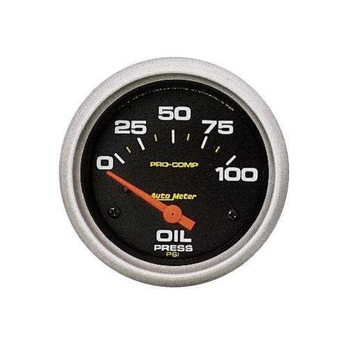 AUTOMETER GAUGE 2-5/8" OIL PRESSURE,0-100 PSI,AIR-CORE,PRO-COMP # 5427