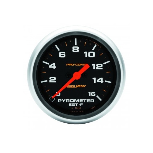 AUTOMETER GAUGE 2-5/8" PYROMETER,0-1600F,STEPPER MOTOR,PRO-COMP # 5444