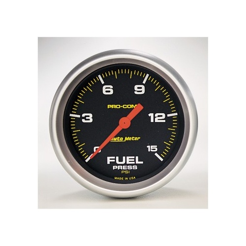 AUTOMETER GAUGE 2-5/8" FUEL PRESSURE,0-15 PSI,STEPPER MOTOR,PRO-COMP # 5461