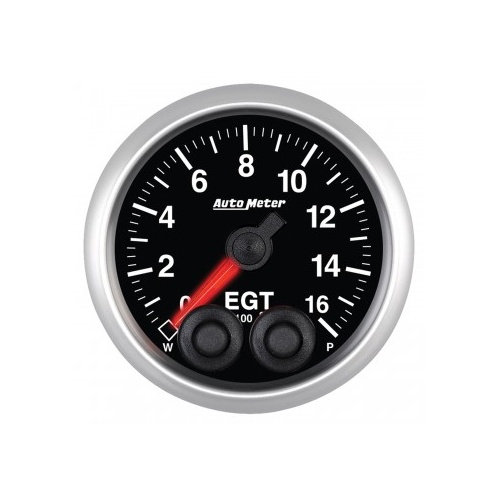 AUTOMETER GAUGE 2-1/16" PYROMETER,0-1600F,STEPPER MOTOR,ELITE # 5646