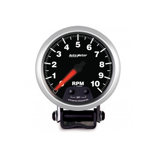 AUTOMETER GAUGE 3-3/4" PEDESTAL TACHOMETER,0-10,000 RPM,ELITE # 5690