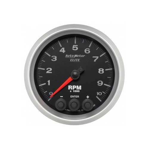 AUTOMETER GAUGE 3-3/8" IN-DASH TACHOMETER,0-10,000 RPM,ELITE # 5697