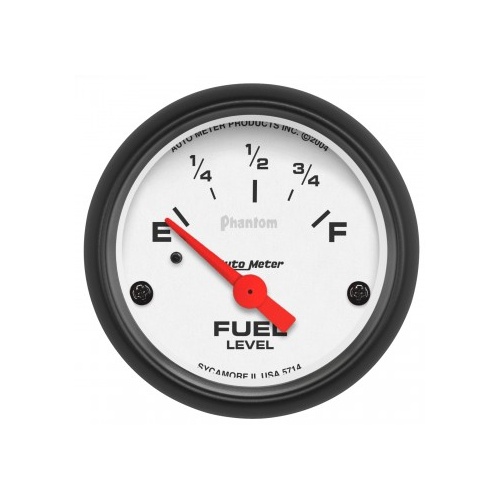 AUTOMETER GAUGE 2-1/16" FUEL LEVEL,0-90 ?,AIR-CORE,SSE,GM,`65-PRESENT # 5714