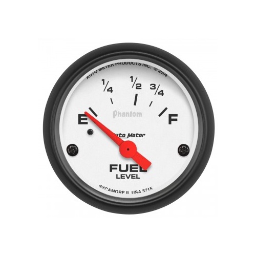 AUTOMETER GAUGE 2-1/16" FUEL LEVEL,73-10 ?,AIR-CORE,PHANTOM # 5715