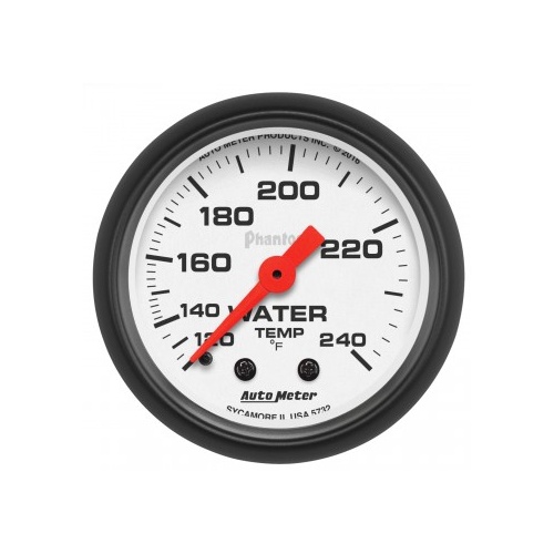 AUTOMETER GAUGE 2-1/16" WATER TEMPERATURE,120-240F,6 FT.,MECHANICAL,PHANTOM # 5732