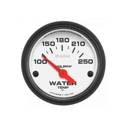 AUTOMETER GAUGE 2-1/16" WATER TEMPERATURE,100-250F,AIR-CORE,PHANTOM # 5737