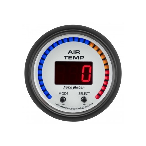 AUTOMETER GAUGE 2-1/16" AIR TEMP,DUAL CHANNEL,0-300F,PHANTOM # 5758