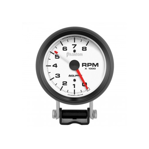 AUTOMETER GAUGE 3-3/4" PEDESTAL TACHOMETER,0-8,000 RPM,PHANTOM # 5780