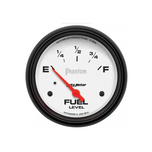 AUTOMETER GAUGE 2-5/8" FUEL LEVEL,0-90 ?,AIR-CORE,SSE,PHANTOM # 5814