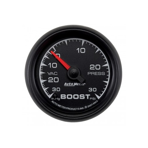 AUTOMETER GAUGE 2-1/16" BOOST/VACUUM,30 IN HG/30 PSI,MECHANICAL,ES # 5903