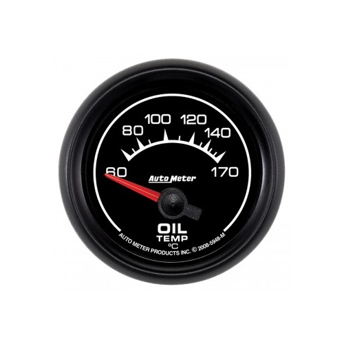 AUTOMETER GAUGE 2-1/16" OIL TEMPERATURE,60-170C,AIR-CORE,ES # 5948-M