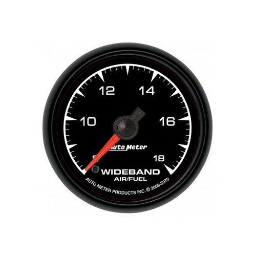 AUTOMETER GAUGE 2-1/16" WIDEBAND AIR/FUEL RATIO,ANALOG,8:1-18:1 AFR,ES # 5970