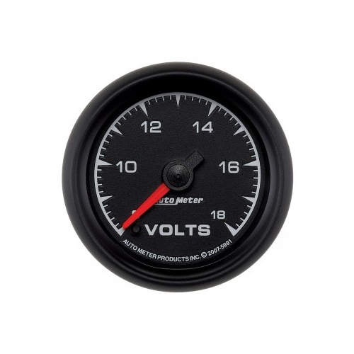 AUTOMETER GAUGE 2-1/16" VOLTMETER,8-18V,DIGITAL STEPPER MOTOR,ES # 5991