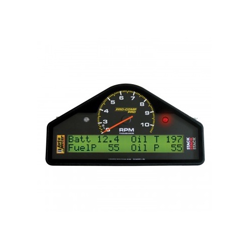 AUTOMETER GAUGE RACE DASH,0-3-10.5K RPM,PRO-COMP PRO # 6013