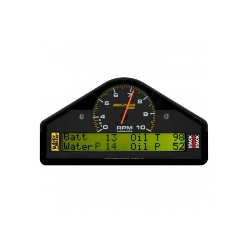 AUTOMETER GAUGE RACE DASH,0-4-10K RPM,PRO-COMP PRO # 6014