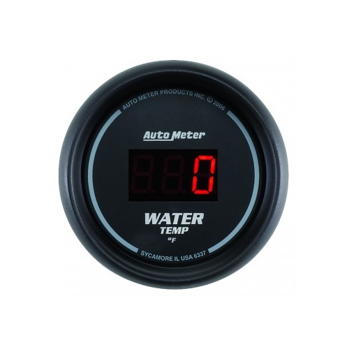 AUTOMETER GAUGE 2-1/16" WATER TEMPERATURE,0-340F,SPORT-COMP DIGITAL # 6337
