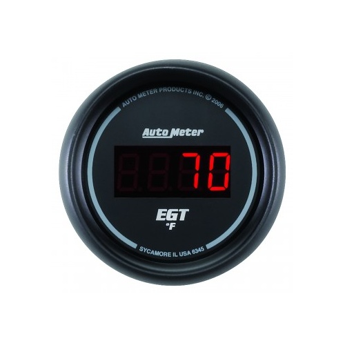 AUTOMETER GAUGE 2-1/16" PYROMETER,0-2000F,SPORT-COMP DIGITAL # 6345