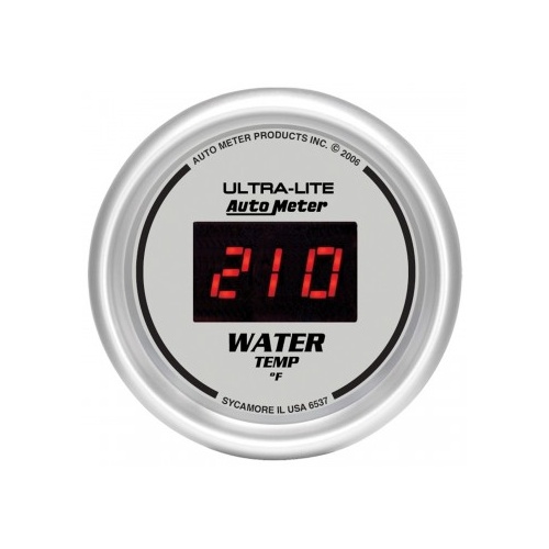 AUTOMETER GAUGE 2-1/16" WATER TEMPERATURE,0-340F,ULTRA-LITE DIGITAL # 6537