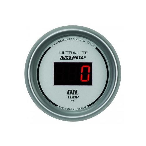 AUTOMETER GAUGE 2-1/16" OIL TEMPERATURE,0-340F,ULTRA-LITE DIGITAL # 6548