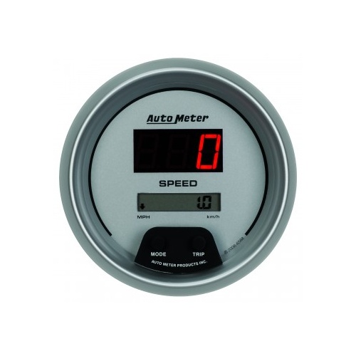 AUTOMETER GAUGE 3-3/8" SPEEDOMETER,0-260 MPH / 0-260 KM/H,ULTRA-LITE DIGITAL # 6588