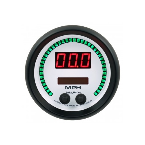 GAUGE 3-3/8" SPEEDOMETER 260 MPH/260 KM/H ELEC PROGRAMMABLE # 6789-PH