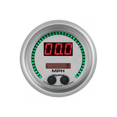 AUTOMETER GAUGE 3-3/8" SPEEDOMETER 260 MPH / 260 KM/H ELEC. PROGRAMMABLE,ULTRA-LITE ELITE DIGITAL # 6789-UL