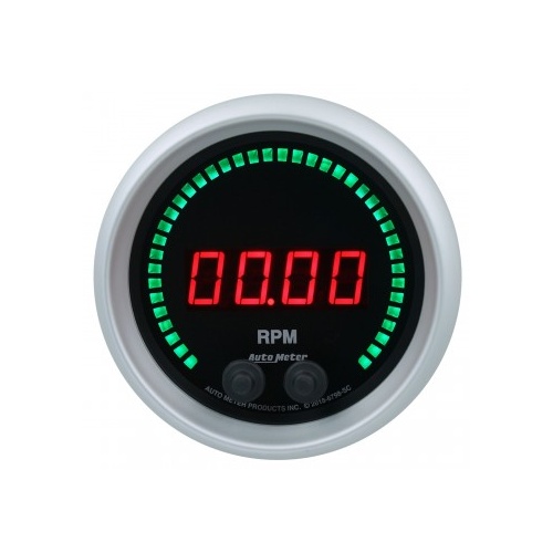 AUTOMETER GAUGE 3-3/8" TACHOMETER,0-16K RPM,IN-DASH,SPORT-COMP ELITE DIGITAL # 6798-SC