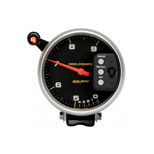 AUTOMETER GAUGE 5" TACHOMETER,0-9000 RPM,PEDESTAL DUAL RANGE W/ QUICK LITE & PEAK MEMORY,PRO-COMP # 6852