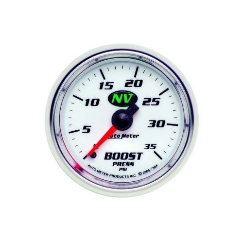 AUTOMETER GAUGE 2-1/16" BOOST,0-35 PSI,MECHANICAL,NV # 7304