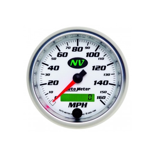 AUTOMETER GAUGE 3-3/8" SPEEDOMETER,0-160 MPH,ELECTRIC,NV # 7488