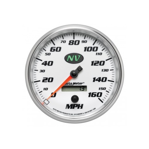 AUTOMETER GAUGE 5" SPEEDOMETER,0-160 MPH,ELECTRIC,NV # 7489