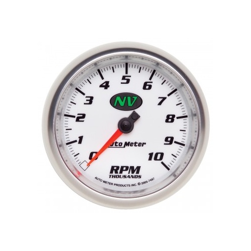 AUTOMETER GAUGE 3-3/8" IN-DASH TACHOMETER,0-10,000 RPM,NV # 7497