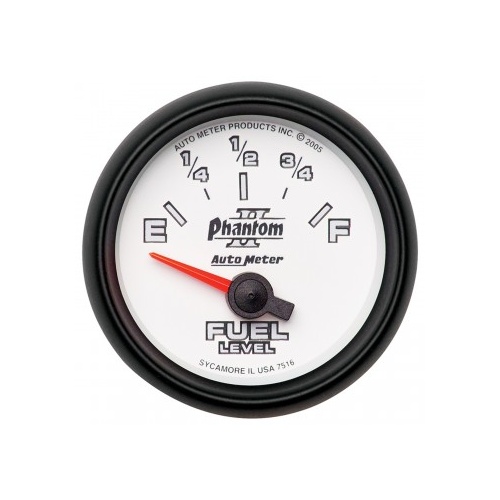 AUTOMETER GAUGE 2-1/16" FUEL LEVEL,240- 33 ?,AIR-CORE,SSE # 7516