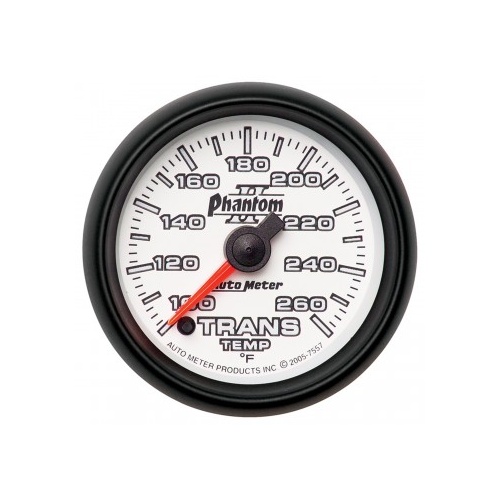 AUTOMETER GAUGE 2-1/16" TRANSMISSION TEMPERATURE,100-260F,STEPPER MOTOR,PHANTOM II # 7557
