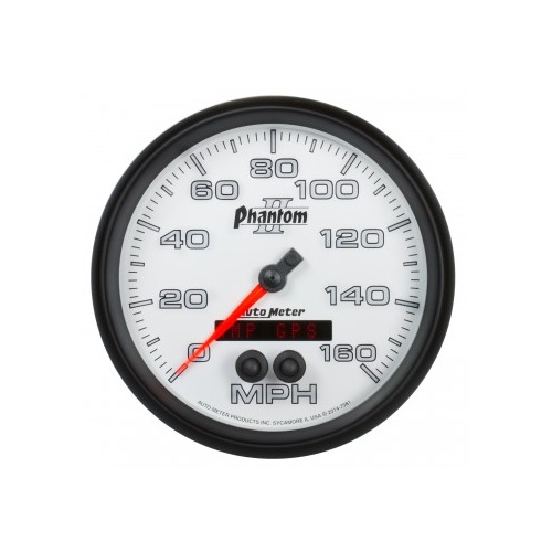 AUTOMETER GAUGE 5" GPS SPEEDOMETER,0-160 MPH,PHANTOM II # 7581