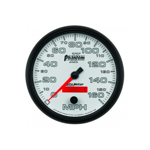 AUTOMETER GAUGE 5" SPEEDOMETER,0-160 MPH,ELECTRIC,PHANTOM II # 7589