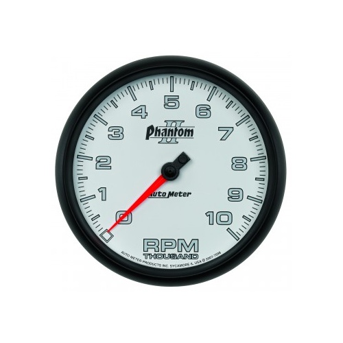 AUTOMETER GAUGE 5" IN-DASH TACHOMETER,0-10,000 RPM,PHANTOM II # 7598