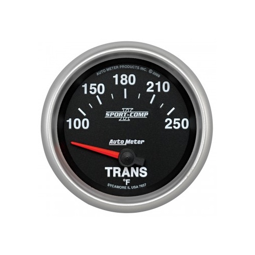 AUTOMETER GAUGE 2-5/8" TRANSMISSION TEMPERATURE,100-250F,AIR-CORE,SPORT-COMP II # 7657