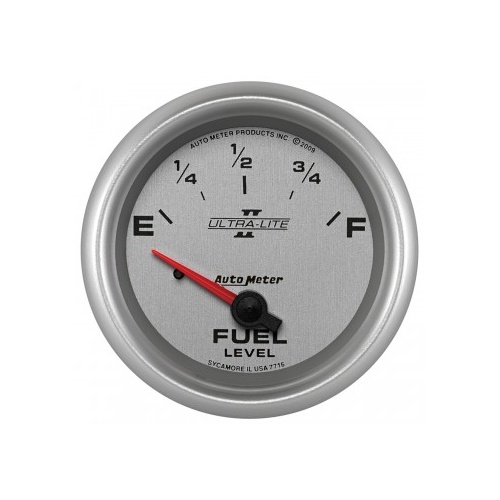 AUTOMETER GAUGE 2-5/8" FUEL LEVEL,240-33 ?,AIR-CORE,SSE,ULTRA-LITE II # 7716