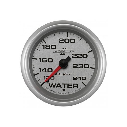 AUTOMETER GAUGE 2-5/8" WATER TEMPERATURE,120-240F,6 FT.,MECHANICAL,ULTRA-LITE II # 7732