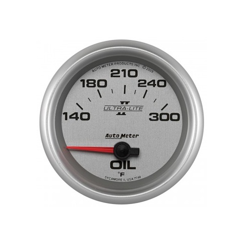 AUTOMETER GAUGE 2-5/8" OIL TEMPERATURE,140-300F,AIR-CORE,ULTRA-LITE II # 7748