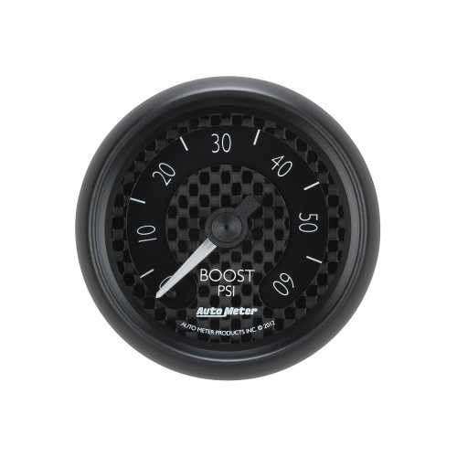 AUTOMETER GAUGE 2-1/16" BOOST,0-60 PSI,MECHANICAL,GT # 8005