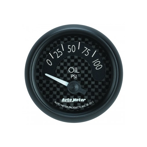 AUTOMETER GAUGE 2-1/16" OIL PRESSURE,0-100 PSI,AIR-CORE,GT # 8027