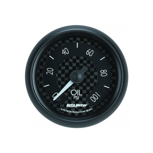 AUTOMETER GAUGE 2-1/16" OIL PRESSURE,0-100 PSI,STEPPER MOTOR,GT # 8053